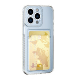 iPhone 13 Pro Case With Card Slot Made With TPU - Transparent
